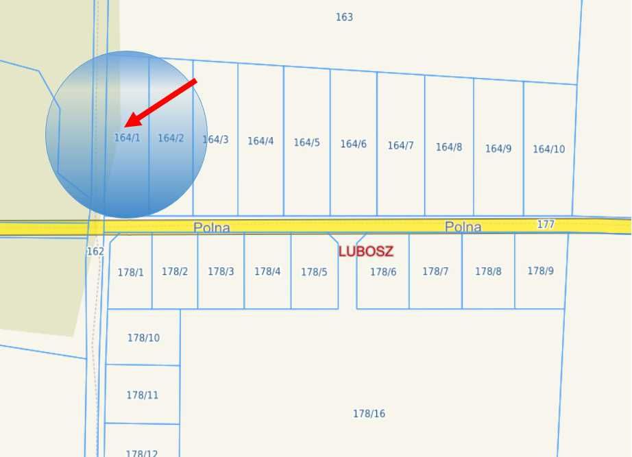 2 działki budowlane po 1442 m² | WZ | las, jezioro | Lubosz – 62 zł/m² - Widok 5
