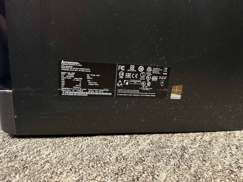 Lenovo H530 i5-4460 / GTX 1050 Titanium / 8 Gb Ram / Windows