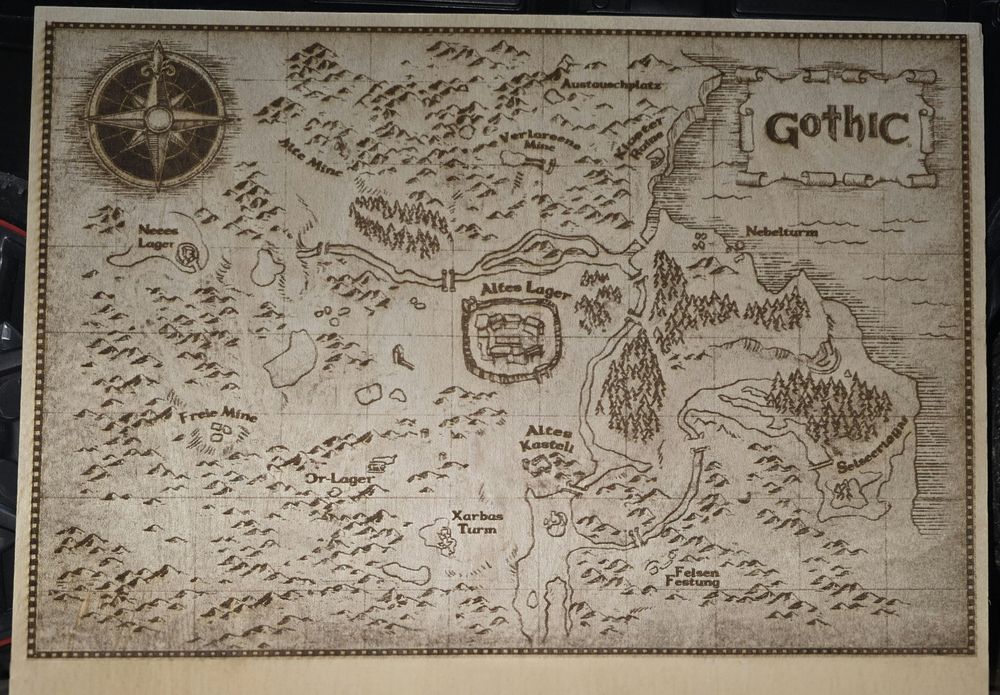 Gothic Mapa Grawer