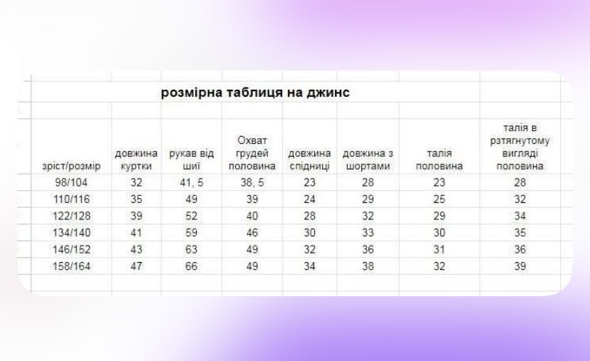 Костюм для дівчинки