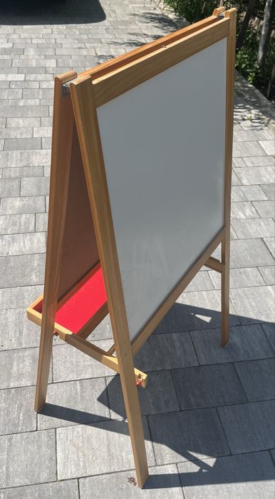 Tablica dwustronna   kredowa i suchościeralna Ikea