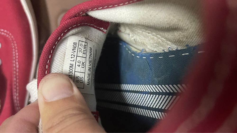 Tenis keds 37 vermelhos