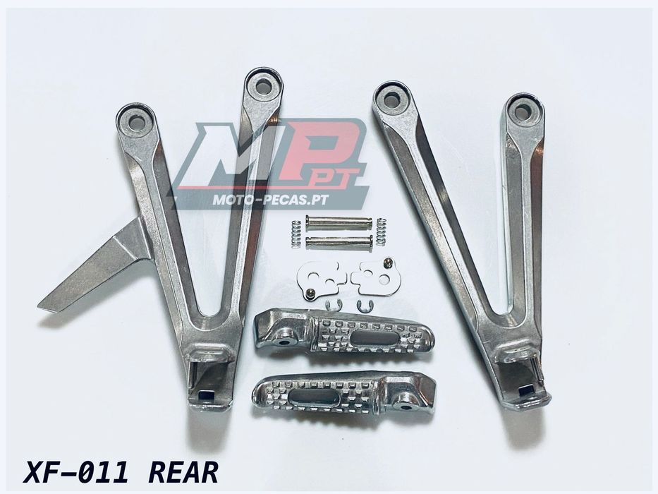 pousa pes completos traseiros honda cbr 600rr 2005 - 2006