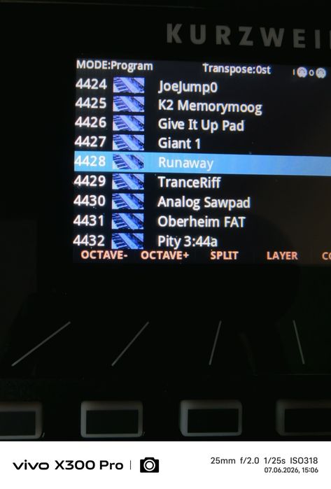 Kurzweil sample PC4 i nowe wersje K2XXX