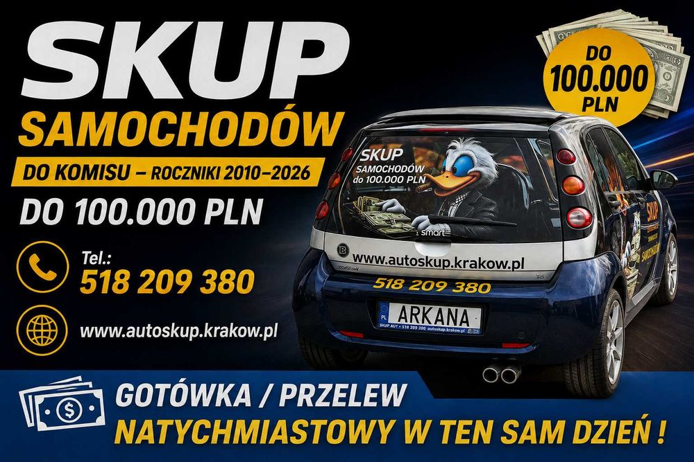SKUP AUT samochody osobowe dostawcze bus GOTÓWKA - Płacimy NAJWIĘCEJ !