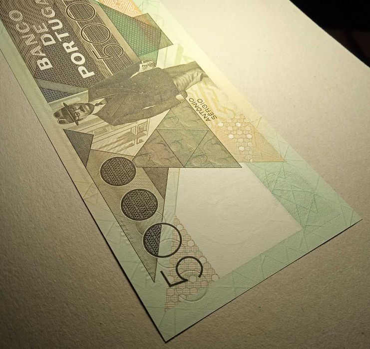 Nota 5 mil escudos 1986 António Sergio NOVA - Envio Gratis