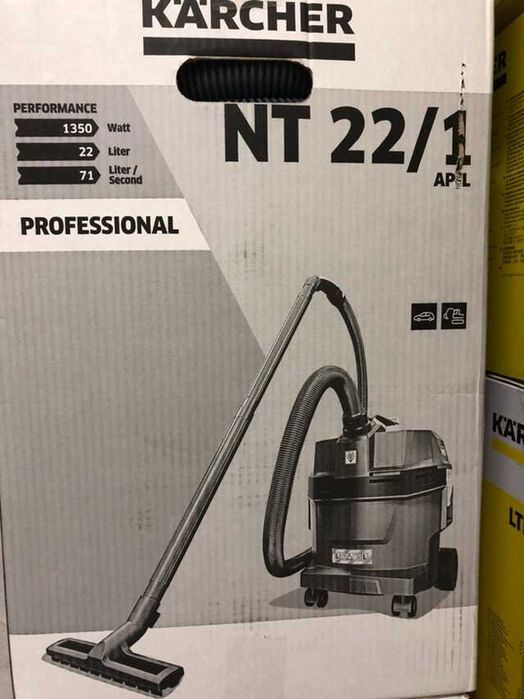 Пилосос  довговічний Karcher NT 22/1 Ap TE  L пылесос строительный