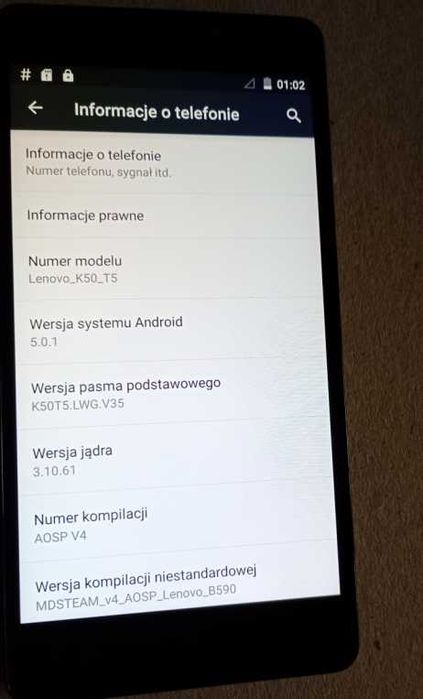 Lenovo K3 Note (model K50-t5) – problem z dotykiem