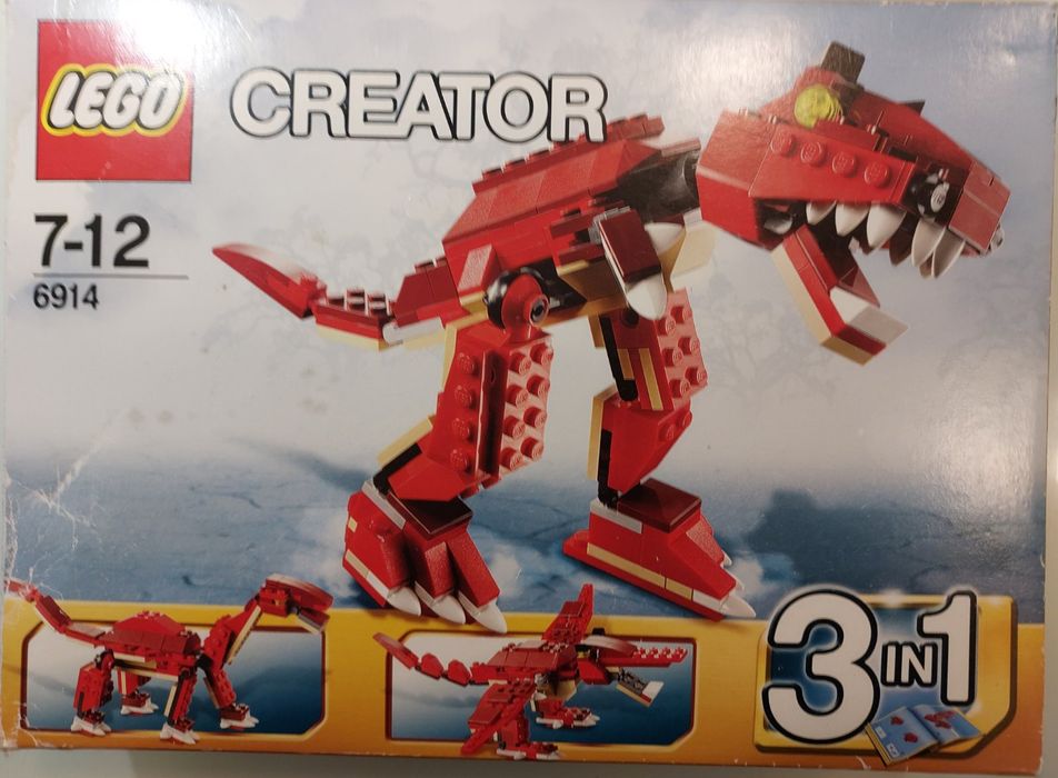 LEGO Creator Динозавр - хижак (6914). 3 в 1.: 550 грн