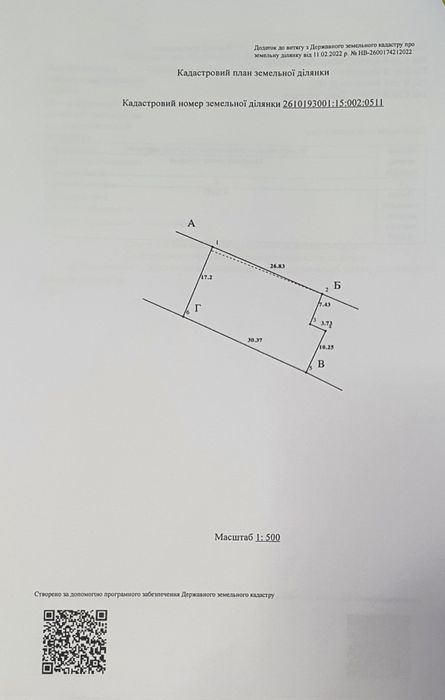Продам земельну ділянку вул. Юності площа 15 соток є всі комунікації