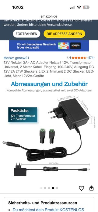 AC adapter gonew21