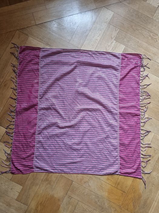 Chusta w kratkę  * 100x100cm