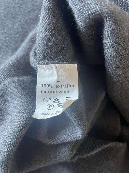 Męski cienki sweter 100% merno