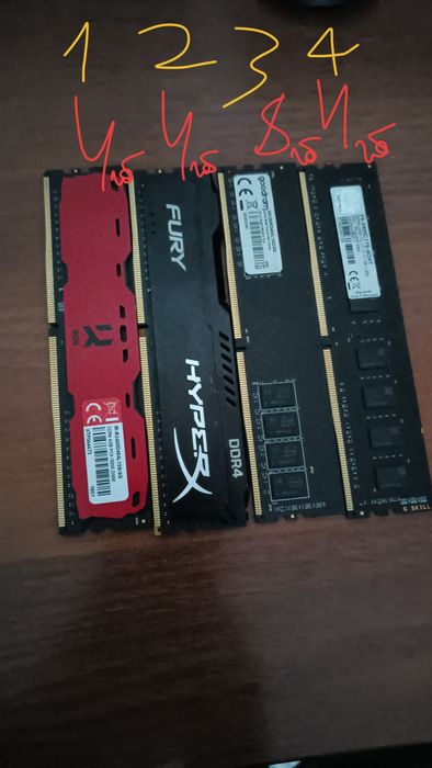 Оперативна память ddr4 20гб