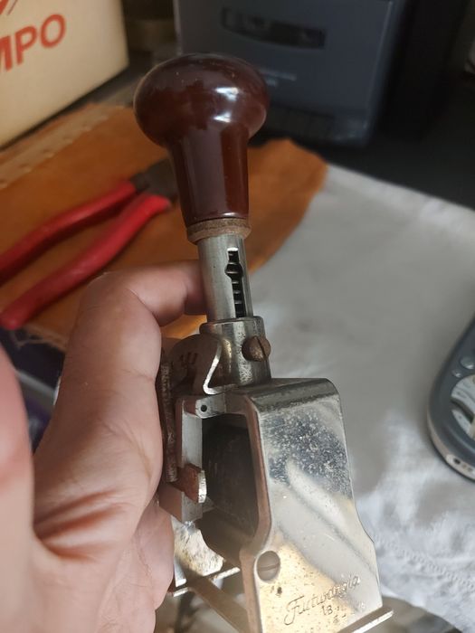 Carimbo antigo numerado