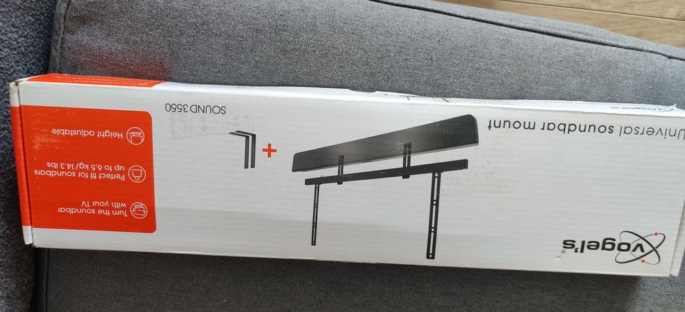 Vogel's SOUND 3550, regulowany uchwyt do soundbara, oryginalny kartonik pół ceny Gdańsk