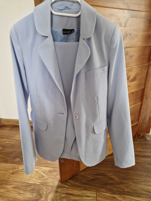 Marynarka i spodnie gołębi bpc 34