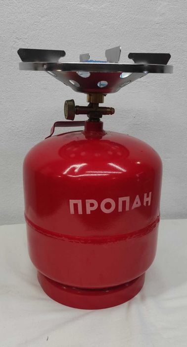 Газовый обогреватель 1.4кВт + Баллон газовый 5л Туристический обогрев