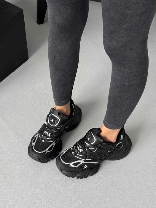‼️Останні Розміри‼️Кроссовки Adidas Vento XLG Runner Deluxe Black/Кросівки Жіночі Адідас Венто