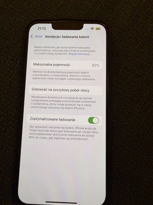 Rezerwacja!!Apple Iphone 13 128gb, 82%, midnight,