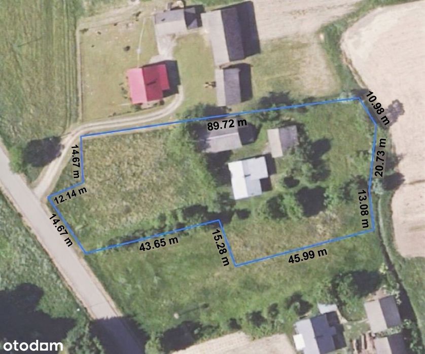 Siedlisko 38 arów z drewnianym domem - Bachów (Podkarpacie)