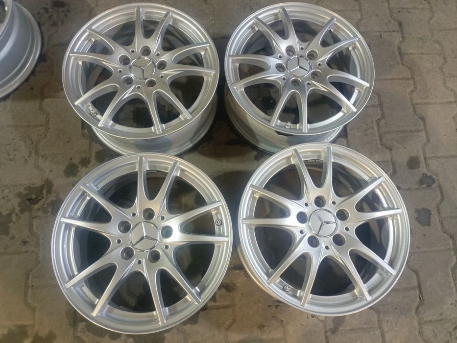 Felgi aluminiowe Mercedes 5x112 6,5jx16 et49 jak NOWE