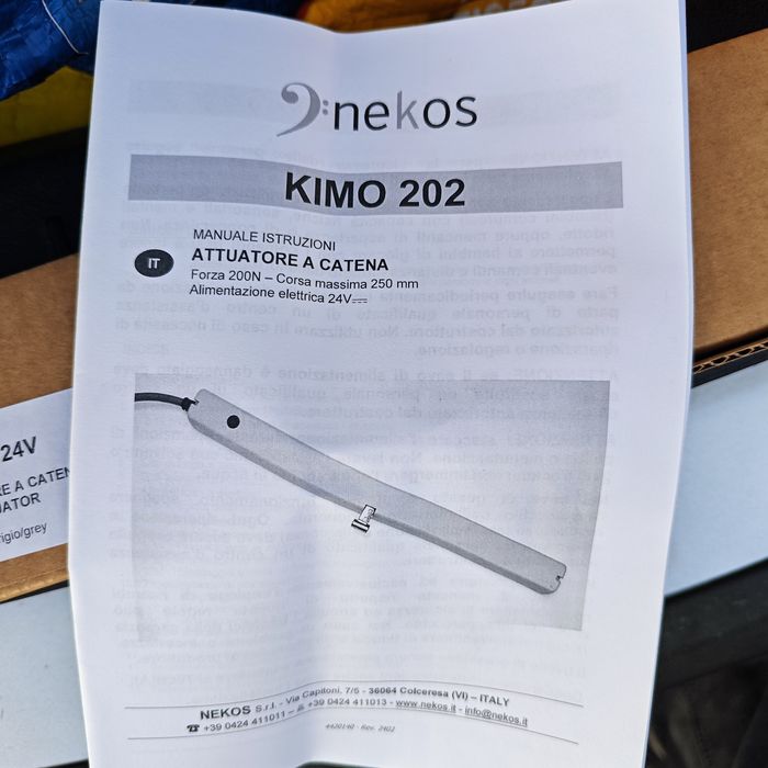 KIMO 202 NEKOS - Abrir Janelas Actuador