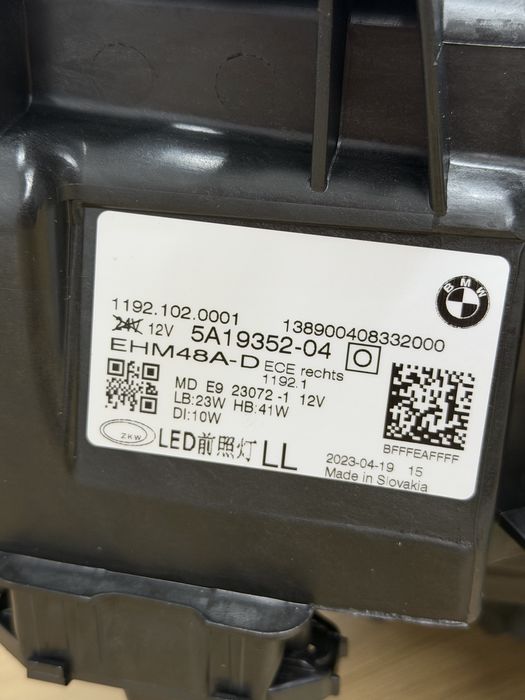 Lampy przod BMW G22, G23, G26 nowe, kompletne, Europa