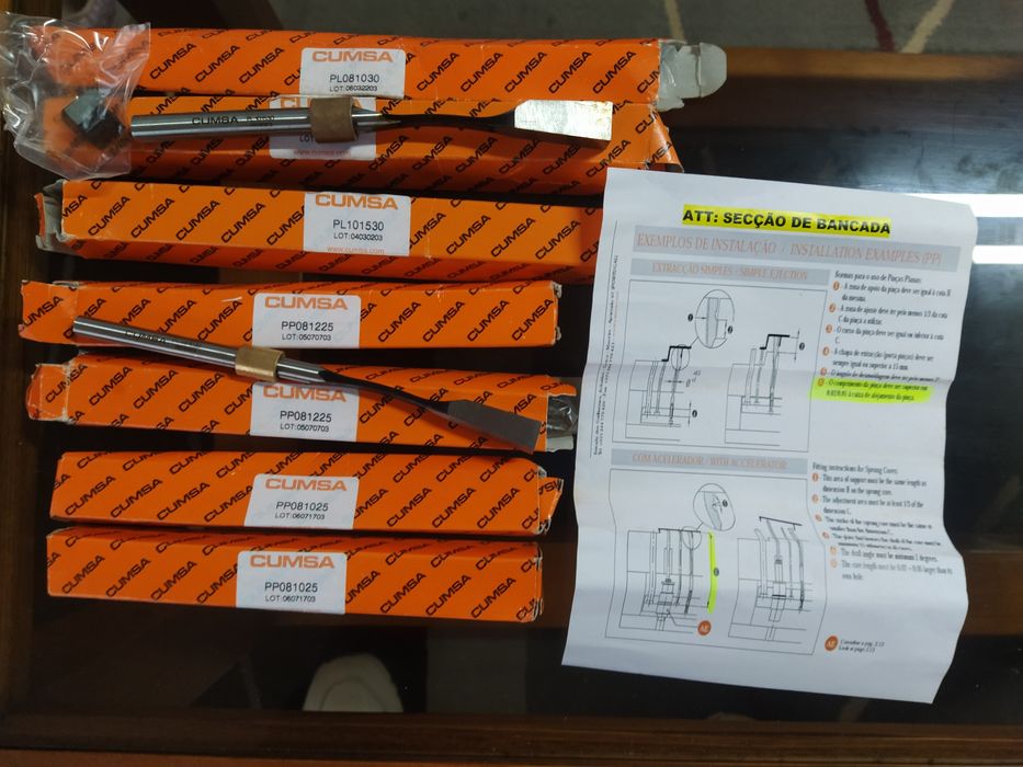 Extractores para moldes