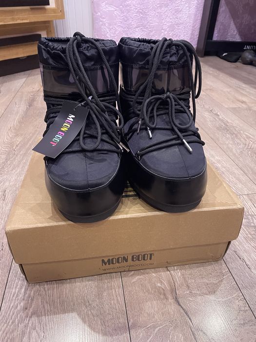 Мунбути Moon boot чорні