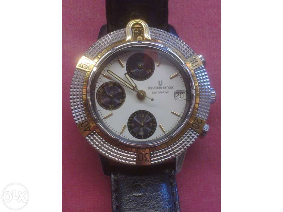 UNIVERSAL GENEVE Automatico em aço & ouro