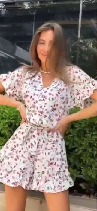 Комбінезон квітковий принт