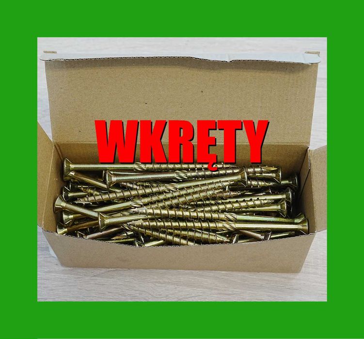 Wkręt Ciesielski RÓŻNE RODZAJE - TANIO - Ceny od 25 zł paczka 50szt.