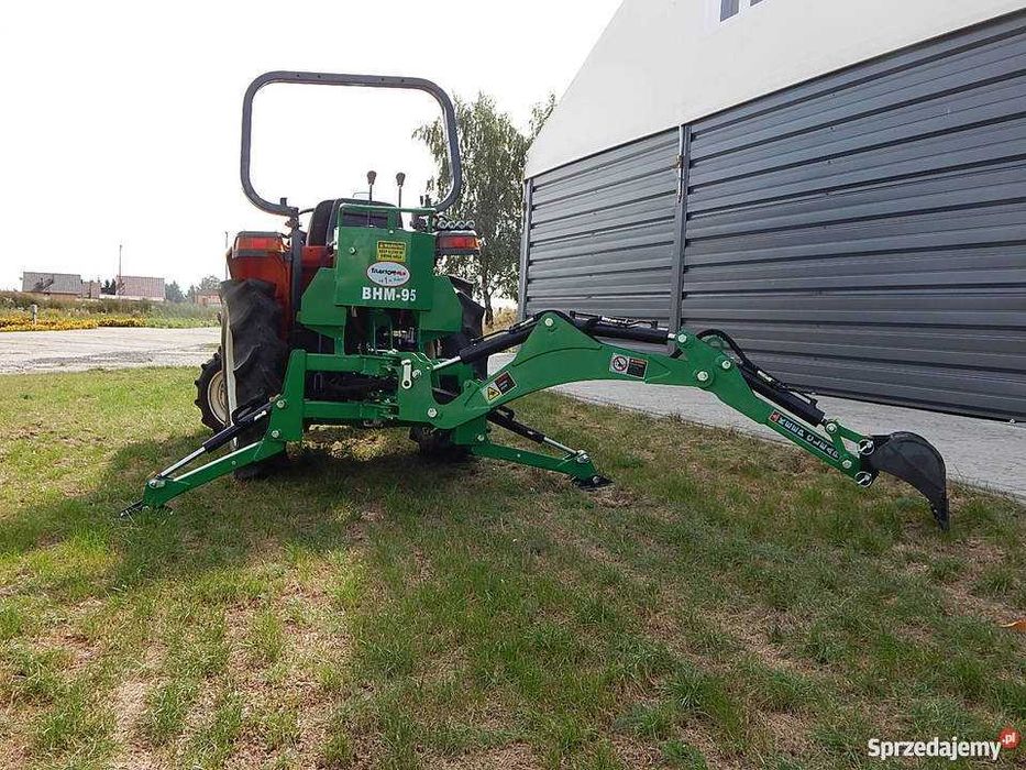 Ramię kopiące do ciągnika Koparka BHM 95 Mikrus Troll z pompą