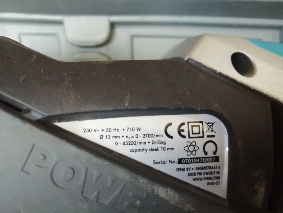 Дриль ударна FERM 710 Вт + Перфоратор BUDGET BBH 6205