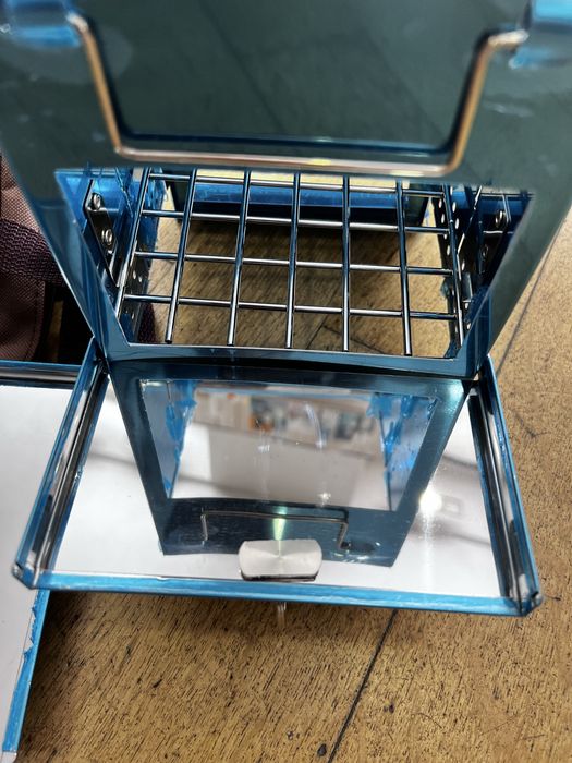 Fogão churrasco lenha dobrável portátil - NOVO