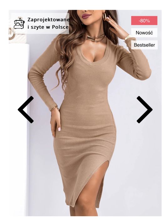 Pakuten Sukienka ołowkowa nowa