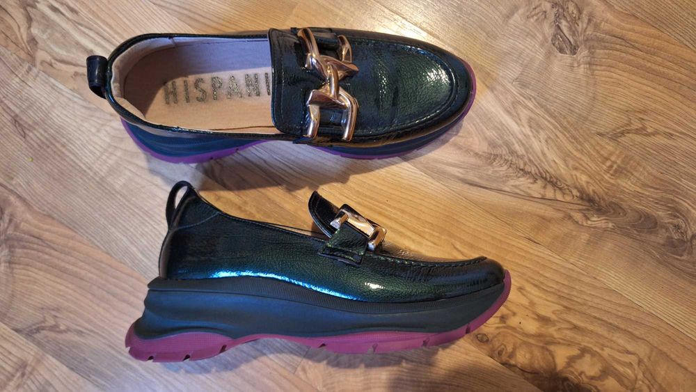 Piękne damskie Sneakersy mokasyny Hispanitas 37