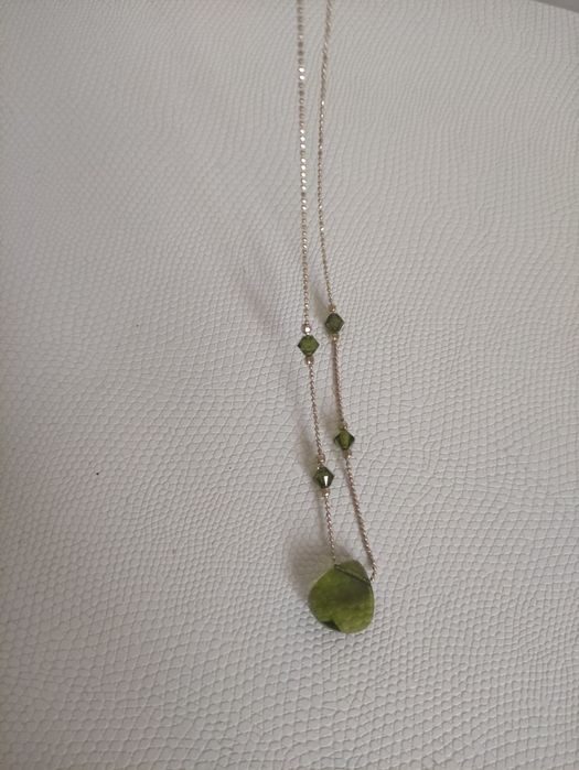 Łańcuszek pozłacany Swarowski