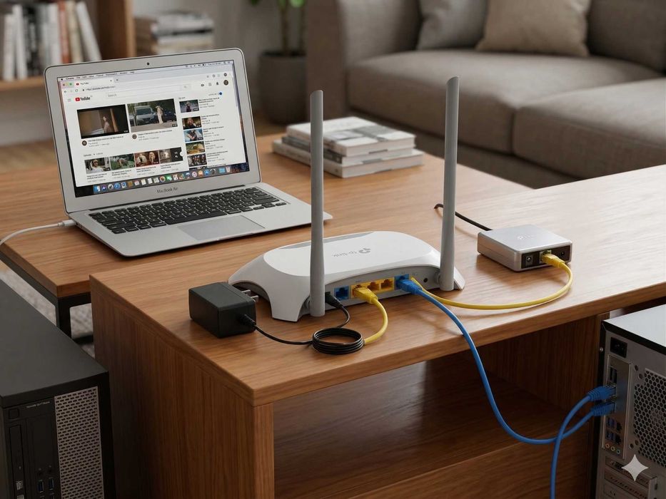 router TP-Link WR840N 802.11n (Wi-Fi 4)