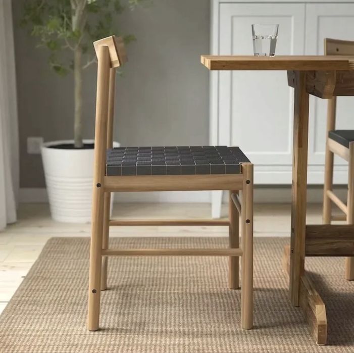 Krzesła Ikea Nackanas akacja