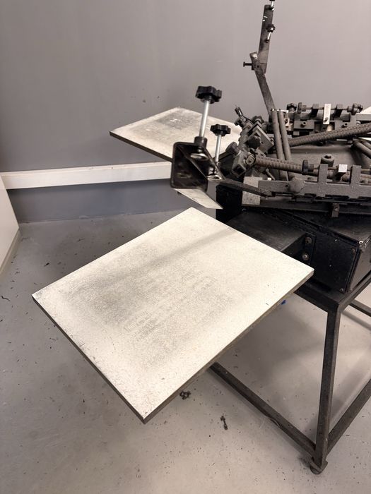 Carrossel serigrafia manual, 4 berços