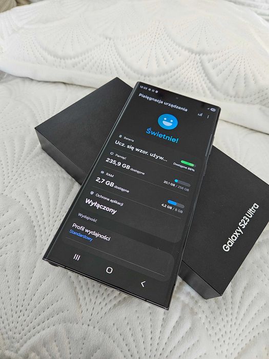 SAMSUNG Galaxy S23 ULTRA (256 GB) Cały Komplet