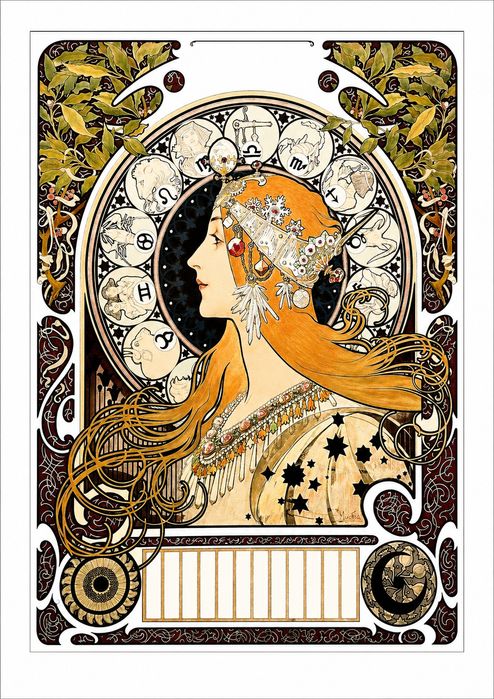 Lote 8  Cartazes Alfons Mucha