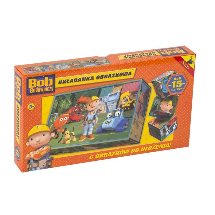 Układanka Bob 15 - Zestaw 15 kostek z Bobem Budowniczym