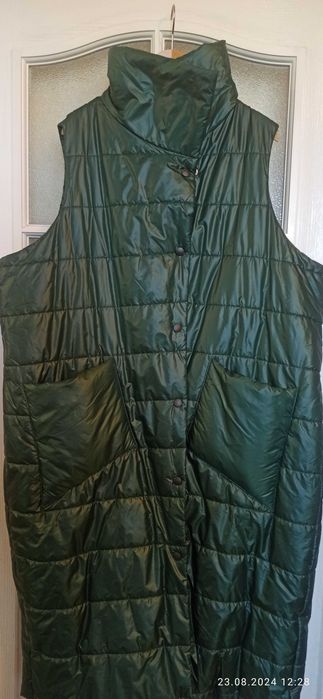 Жилет стьобаний довгий