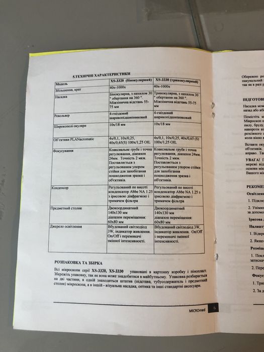 Мікроскоп Micromed xs-3330