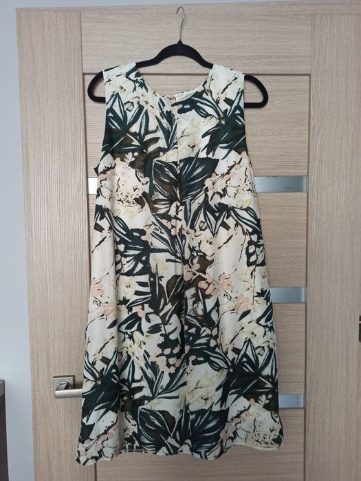 Letnia damska sukienka, sukienka na ramiona, zwiewna sukienka letnia