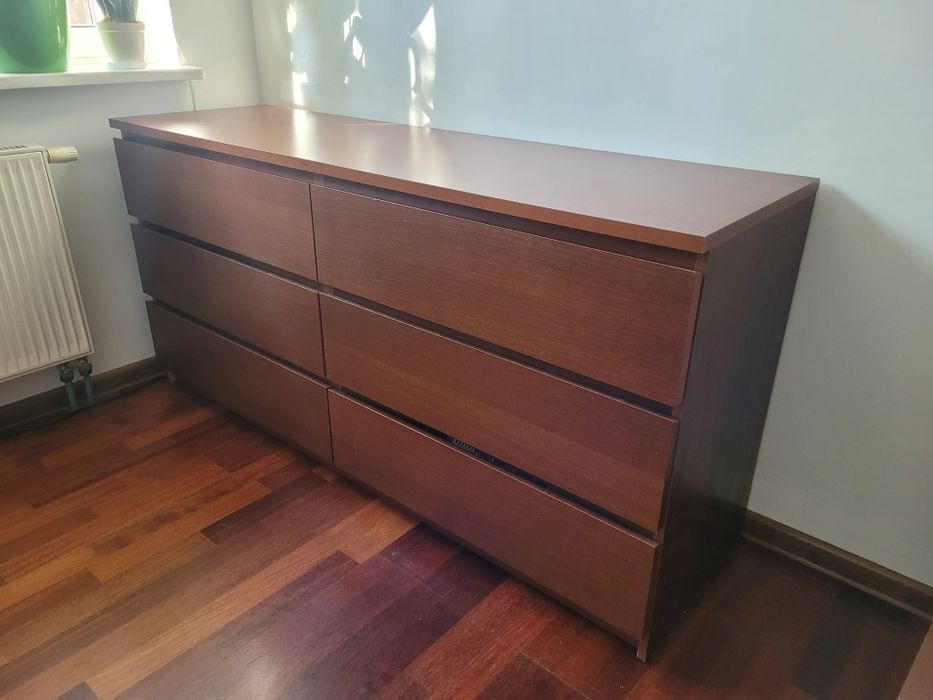 Komoda ikea Malm 6-szufladowa