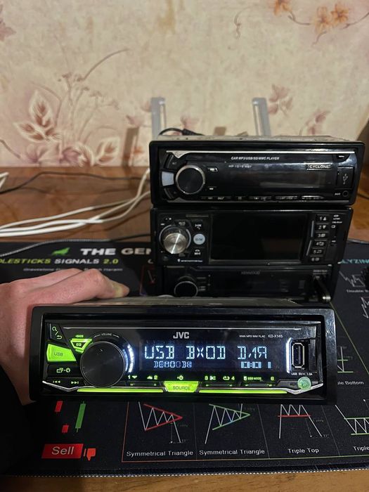 Автомагнитолы Kenwood JVC Cyclone Satellite Dnepr